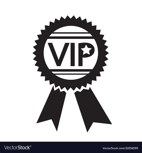 Vip icon design Royalty Free Vector Image - VectorStock