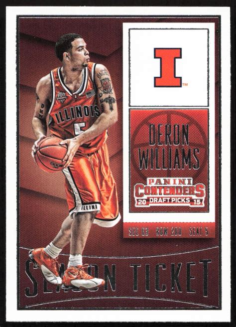 Panini Contenders Draft Picks Deron Williams