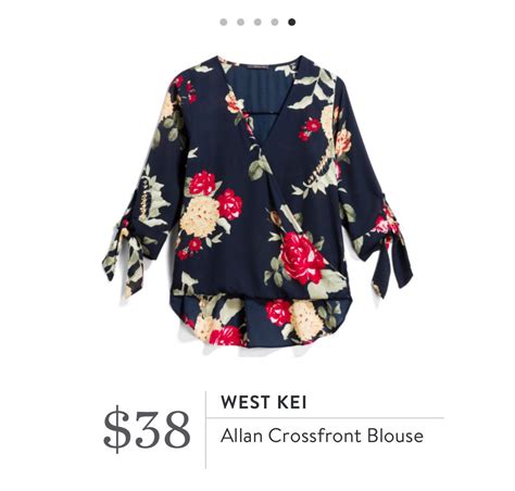 Stitch Fix West Kei Allan Crossfront Blouse Stitch Fix Outfits