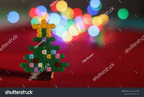 New Years Holiday Tree Made Thermomosaic Stock Photo 2221412599