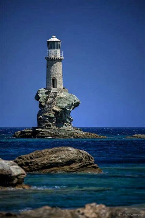 Andros Lighthouse Greece Lighthouse Pictures Beautiful Lighthouse