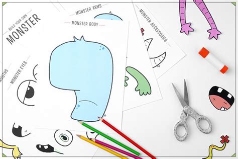 Build Your Own Monster Printable