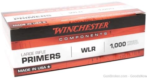 Winchester Large Rifle Primers WLR 1000 Primers Rifle Large WLR