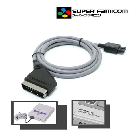 Premium RGB Scart Cable For Super Famicom SFC Nintendo