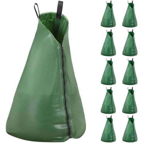 Sac d irrigation goutte à goutte pour arroser les arbres 75 l 10 pcs