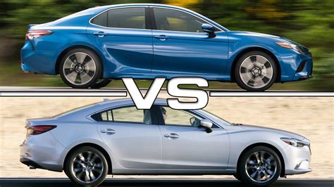 2018 Toyota Camry Vs 2017 Mazda 6 Youtube