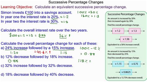 Percent Change Formula