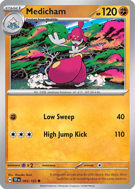 Medicham Temporal Forces TEF 083 PkmnCards