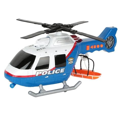 Toy State 14" Rush And Rescue Police And Fire Police Helicopter-in ...