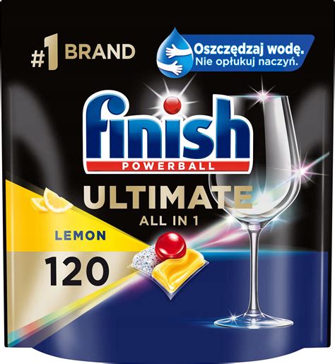 Kapsułki do zmywarki FINISH Powerball Ultimate All in 1 Lemon 120 szt