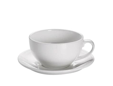 Taza Y Plato De Capuchino Maxwell Williams White Basics Round