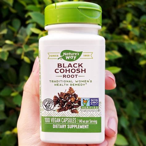 Nature S Way Black Cohosh Root Mg Vegan