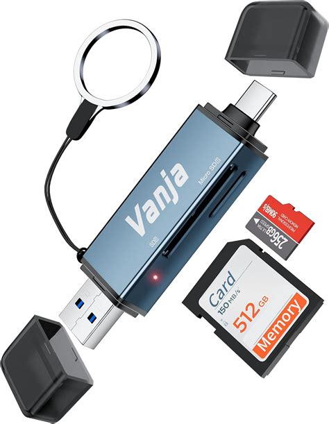 Vanja SD Kartenleser USB 3 0 USB C Dual Stecker kartenlesegerät