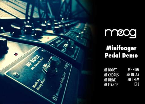 Moog Minifooger Pedal Demo - zZounds Music Blog