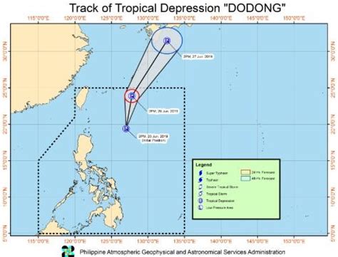 Td Dodong Wont Make Landfall Southwest Monsoon To Bring Rains In