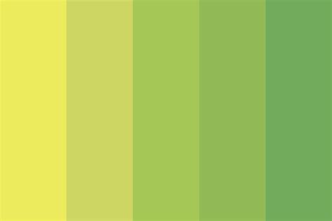 Lemon and Lime Citrus Color Palette