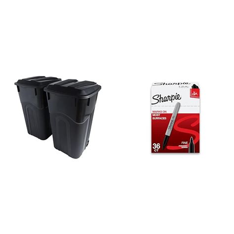 Snapklik United Solutions 32 Gallon Wheeled Outdoor Garbage Can