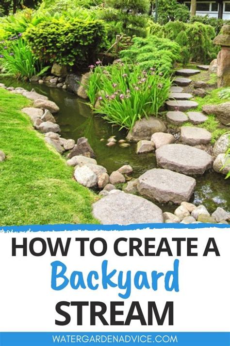 How To Build A Backyard Stream Backyard Stream Water Features In The Garden Backyard Water