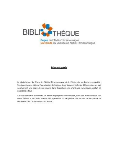 Mise En Garde La Biblioth