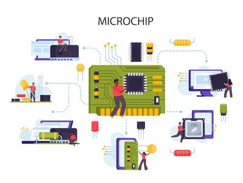 Microprocessor Architectures Vectors & Illustrations for Free Download ...