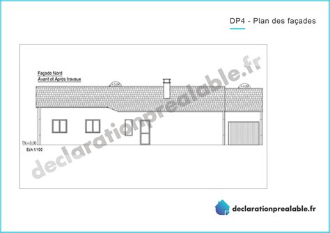 Declaration Travaux Velux Dp Plans Des Fa Ades