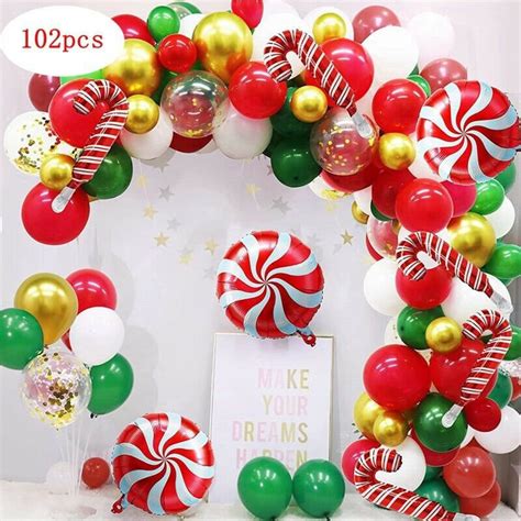 102 143 171pcs Xmas Balloon Garland Arch Kit Sets Latex Ballon Merry