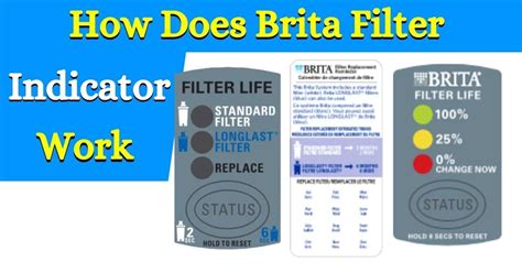 How Does All Brita Water Filter Indicator Work