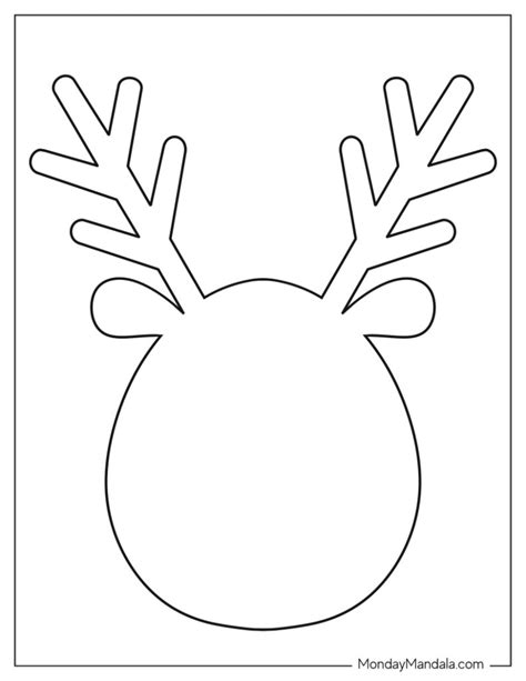 42 Reindeer Templates (Free PDF Printables)