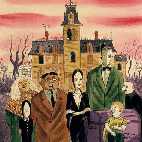 Pin by Tina Atkins on Art I like | Addams family cartoon, Family ...