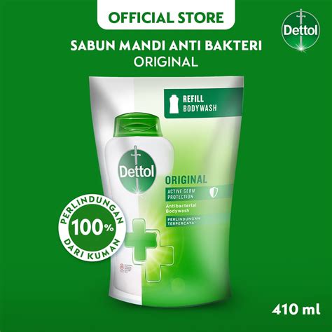 Jual Dettol Sabun Mandi Cair Anti Bakteri Original Refill 410 Gr