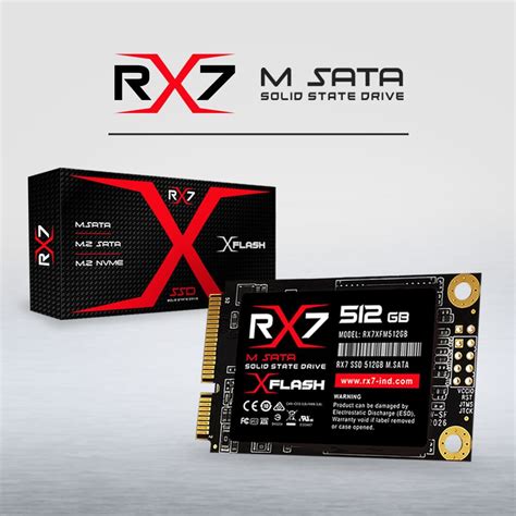 Jual SSD MSATA M SATA M SATA 512GB RX7 RESMI GARANSI 3 TAHUN