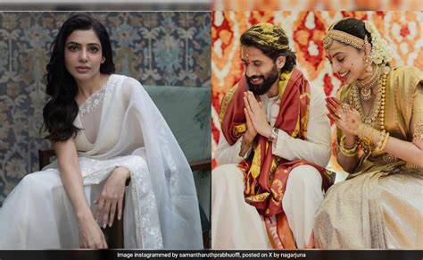 On Naga Chaitanya And Sobhita Dhulipala S Wedding Day Samantha Ruth