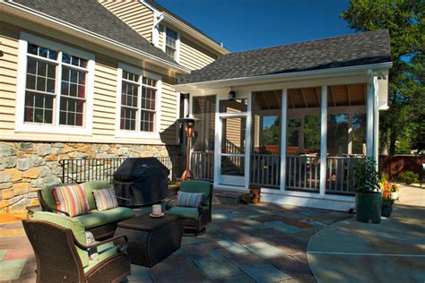 Screened Porch Addition Traditional Verandah Dc Metro By Della