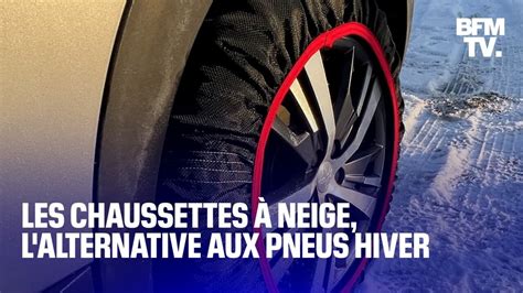 Comment bien mettre ses chaussettes à neige sur ses pneus