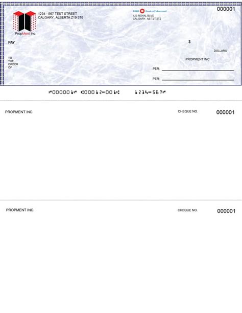 Order Bmo Cheques In Canada Bmo Bank Cheques Cheque Print