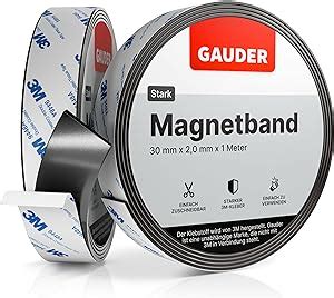 Gauder Magnetband Stark Selbstklebend Mit M Kleber Magnetstreifen