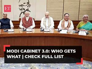 Cabinet Ministry Full List Modi Cabinet Portfolios Allocated