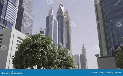 High-rise Buildings in the Center of Dubai Stock Footage - Video of ...