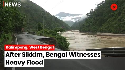 Sikkim Flash Flood Triggers Alert In West Bengal And Jharkhand Heavy