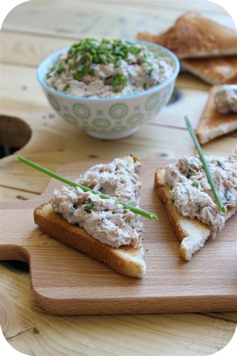 Rillettes de thon au fromage frais à la ciboulette Recette