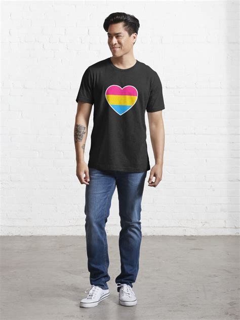 Pansexual Heart Flag T Shirt For Sale By Lgbt Redbubble Pansexual T Shirts Omnisexuality