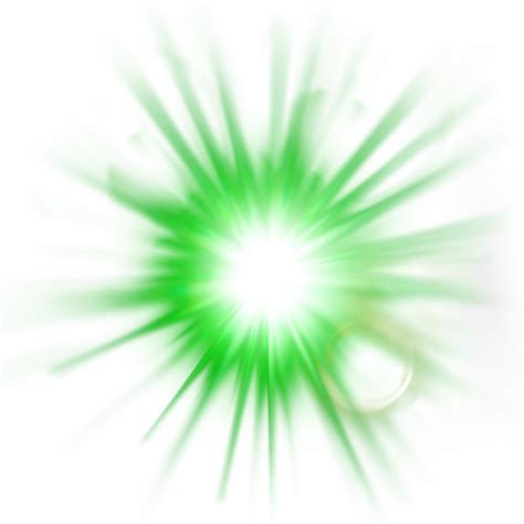 Glow Green Light Effect Png