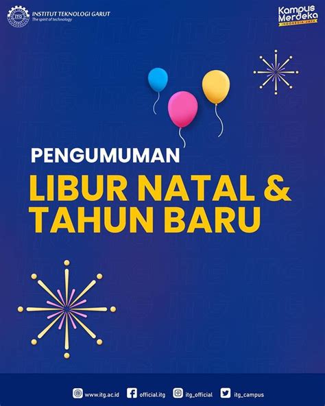 Pengumuman Libur Natal Dan Tahun Baru 2023 Teknik Informatika