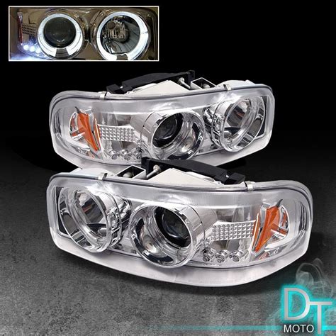 Buy Gmc Sierra Yukon Denali Dual Halo Projector Led Headlights