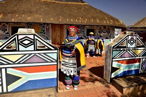 Tribal Beauty Ndebele Distinct Cultural Identity