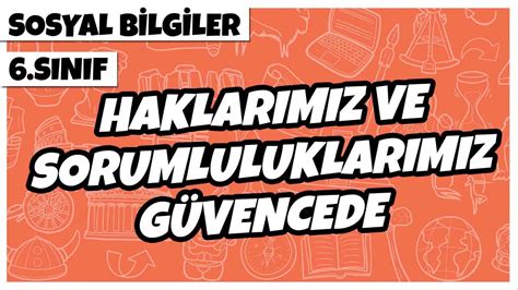 S N F Sosyal Bilgiler Haklar M Z Ve Sorumluluklar M Z G Vencede