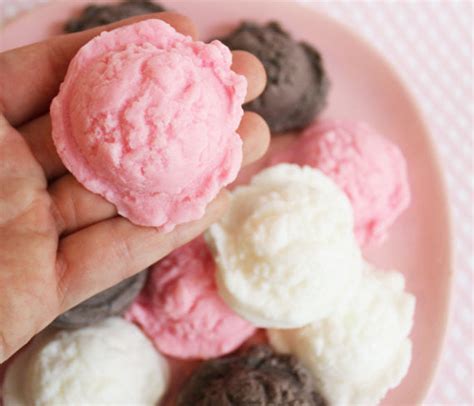 Neapolitan Mini Ice Cream Scoop Soap Set Loveleesoaps