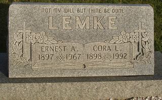 Ernest A Lemke Memorial Find A Grave