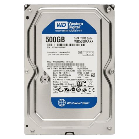WD Blue 500GB Harddisk - EASYBUTIK.DK