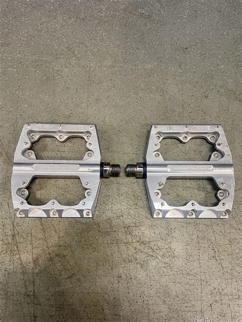 Blackspire Brute Flat Pedals Silver For Sale